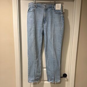 Abercrombie & Fitch Light Blue Straight Leg Jeans - 33/16